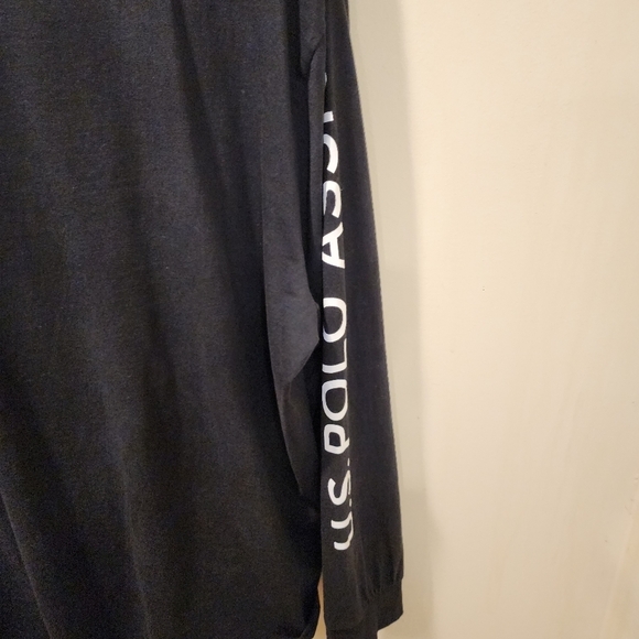 U.S. POLO ASSN.  men's Black long Sleeves Crew Neck tshirt size 2XL - Picture 12 of 13